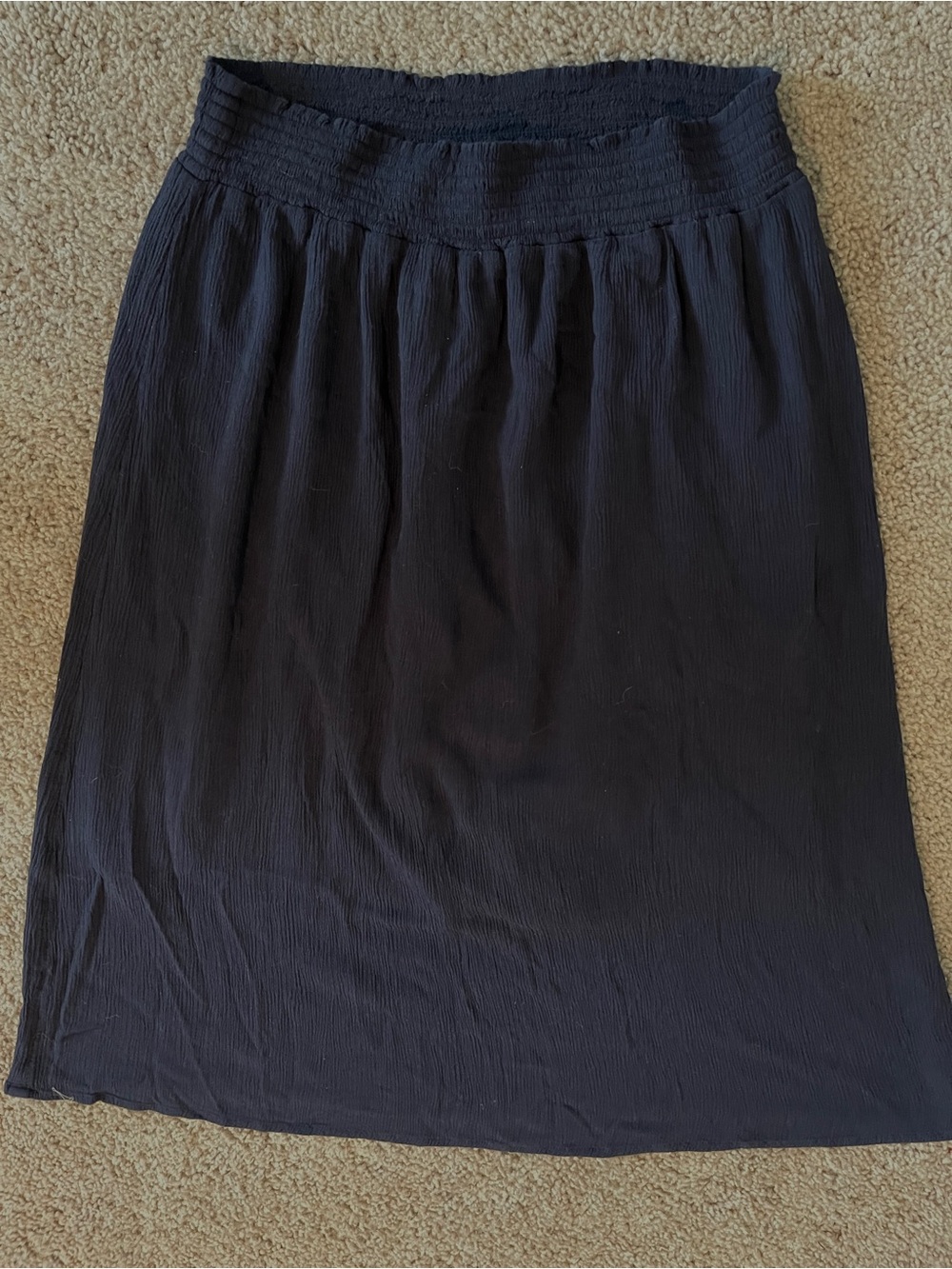 Market & Spruce Navy Skirt, XL